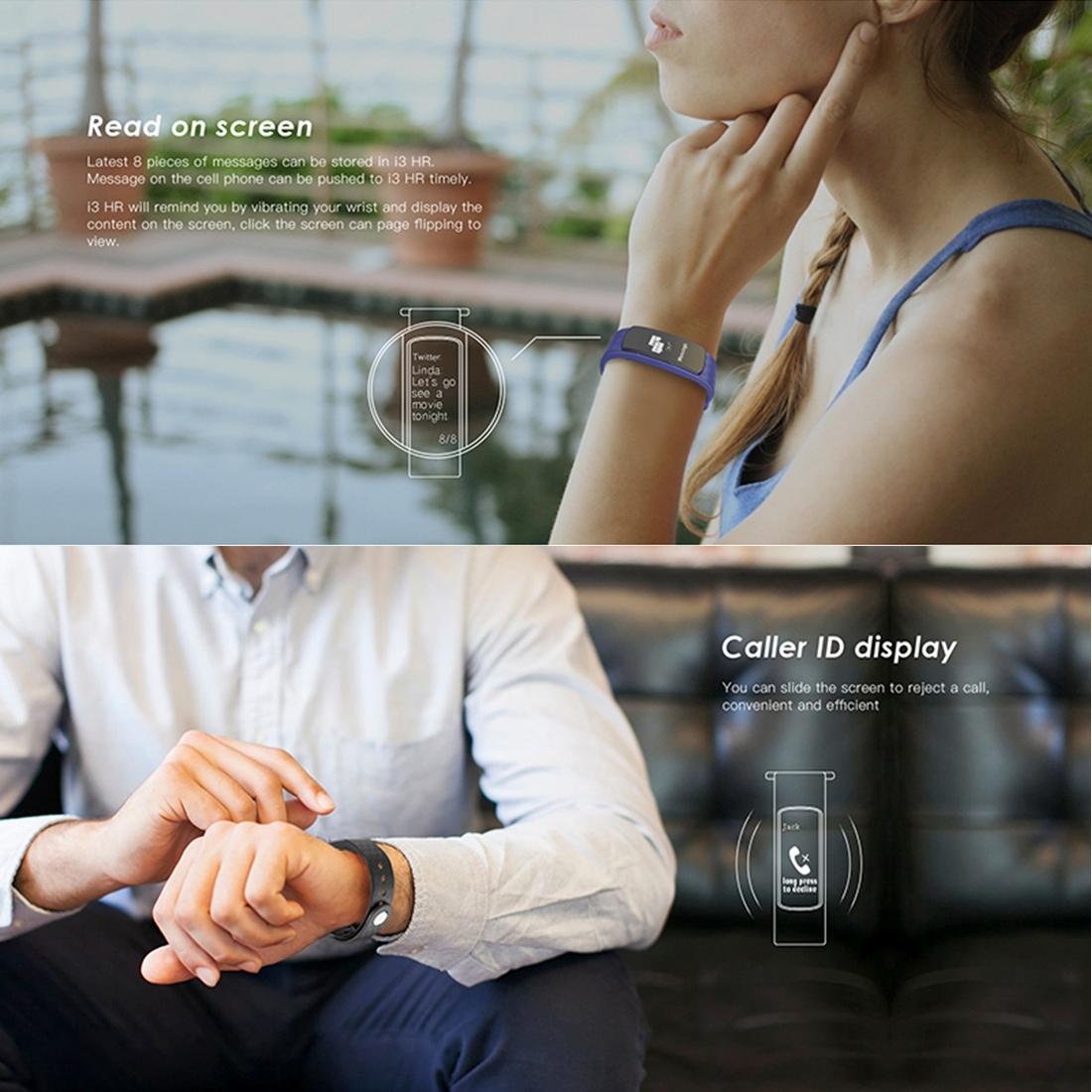 Bluetooth Smart Bracelet With Oled Display And Hr Monitor