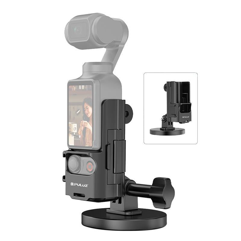 Adjustable Desktop Mount For Dji Osmo Pocket 3 Protective Frame Black