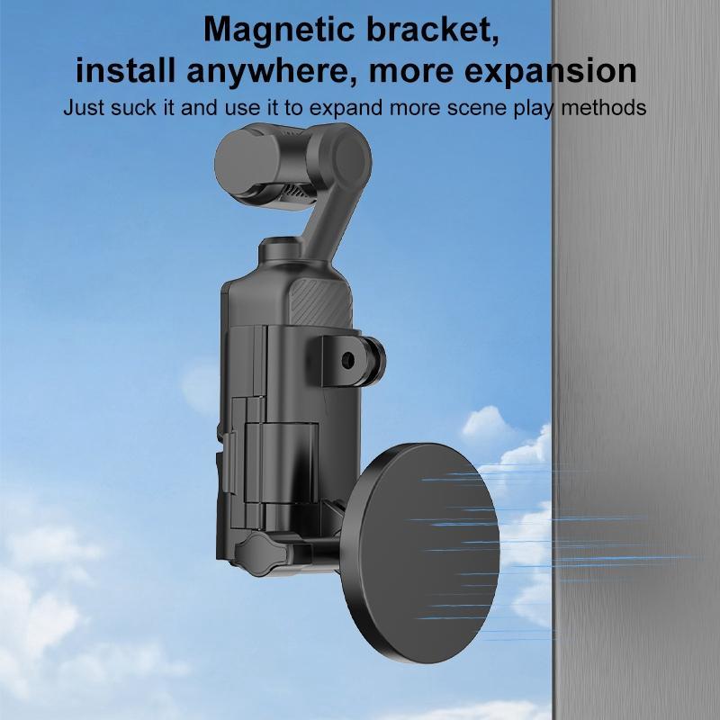 Adjustable Desktop Mount For Dji Osmo Pocket 3 Protective Frame Black