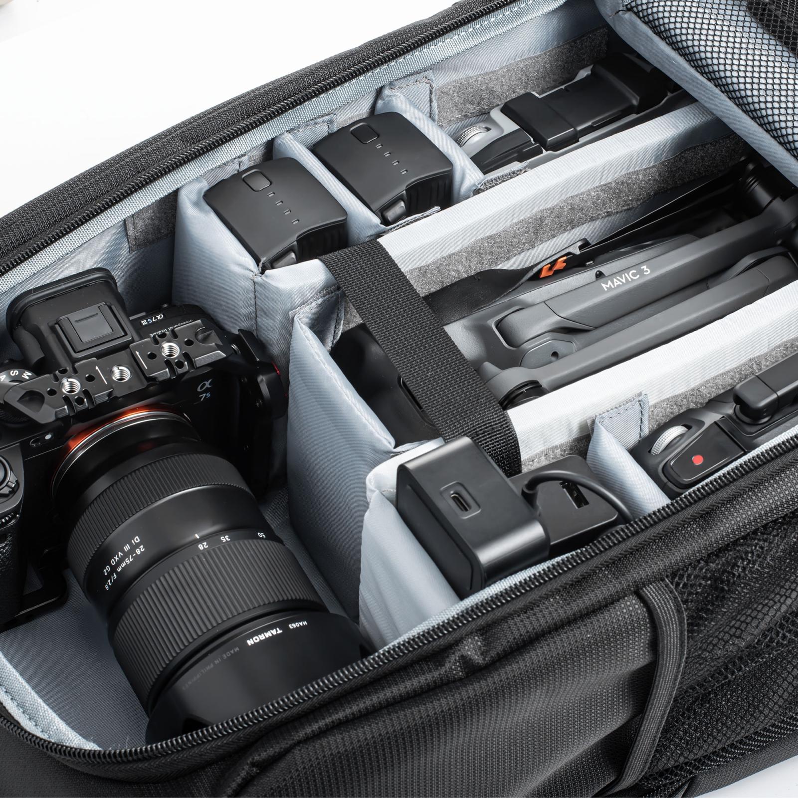 Ultimate Backpack for Drones and Dslr Cameras - Shoulder Decompression