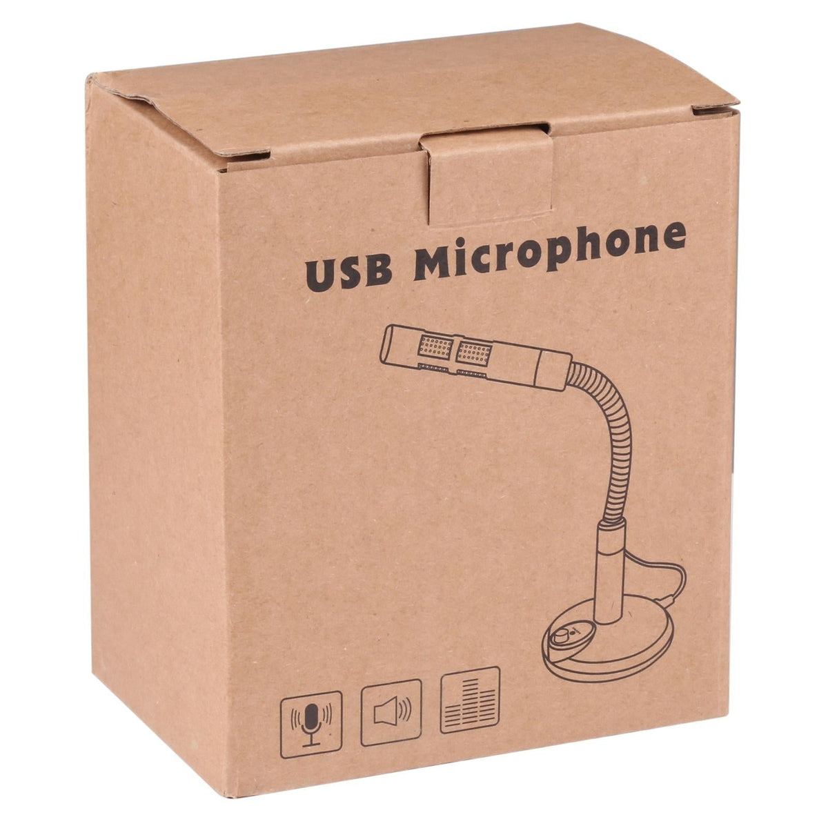 Usb Computer Microphone - Plug And Play - Black