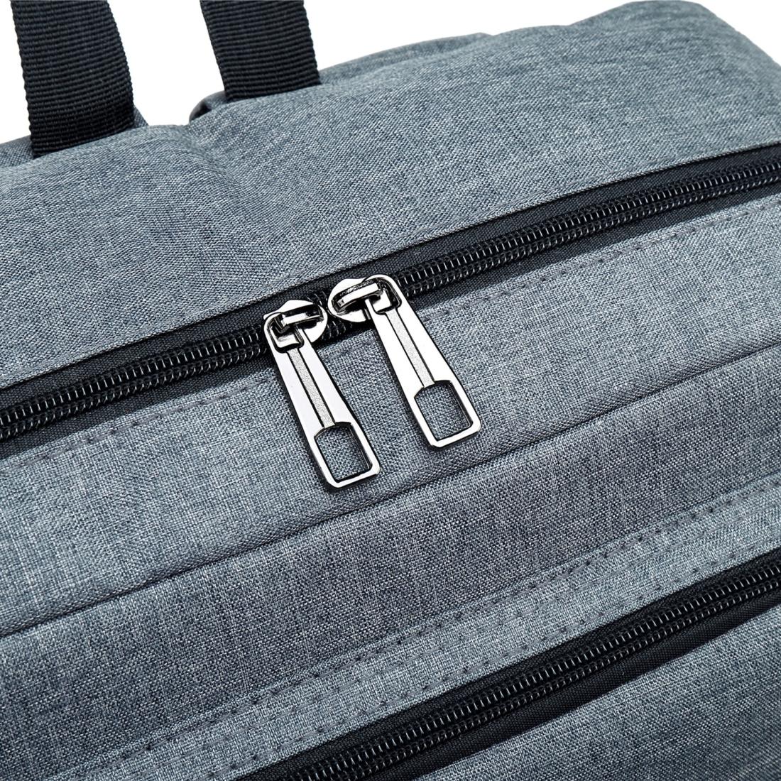 Stylish Notebook Tablet Backpack - Spacious & Casual - Black