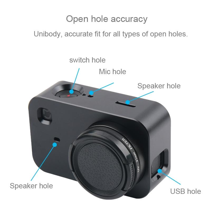 Aluminum Alloy Protective Cage for Xiaomi Mijia Camera with Lens Cap and Screw - 37mm
