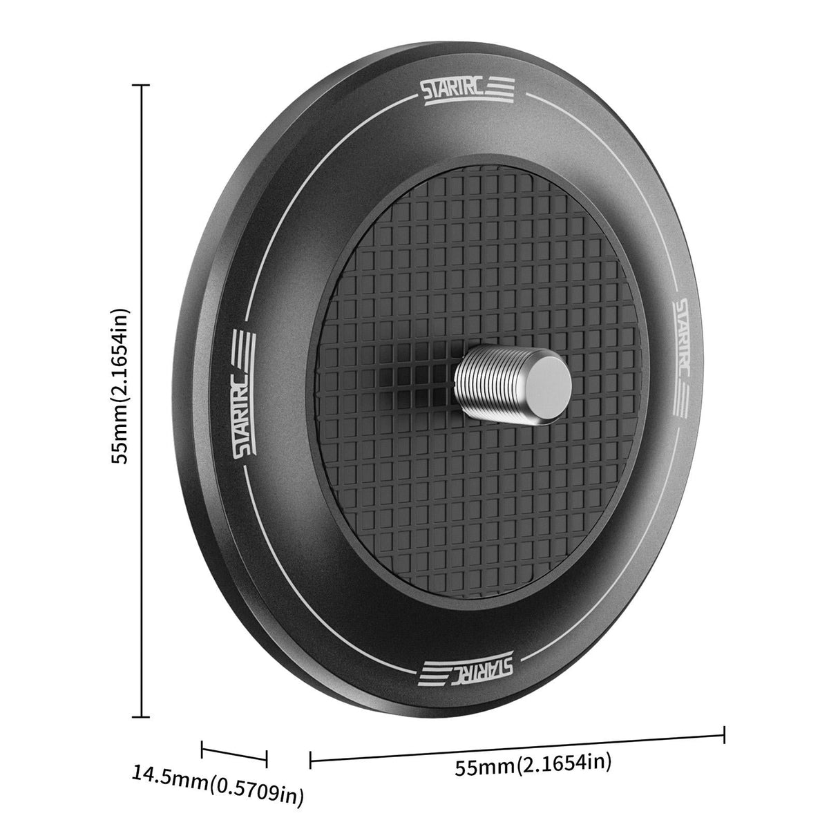 Universal 1 / 4 Metal Mount With Magnetic Base