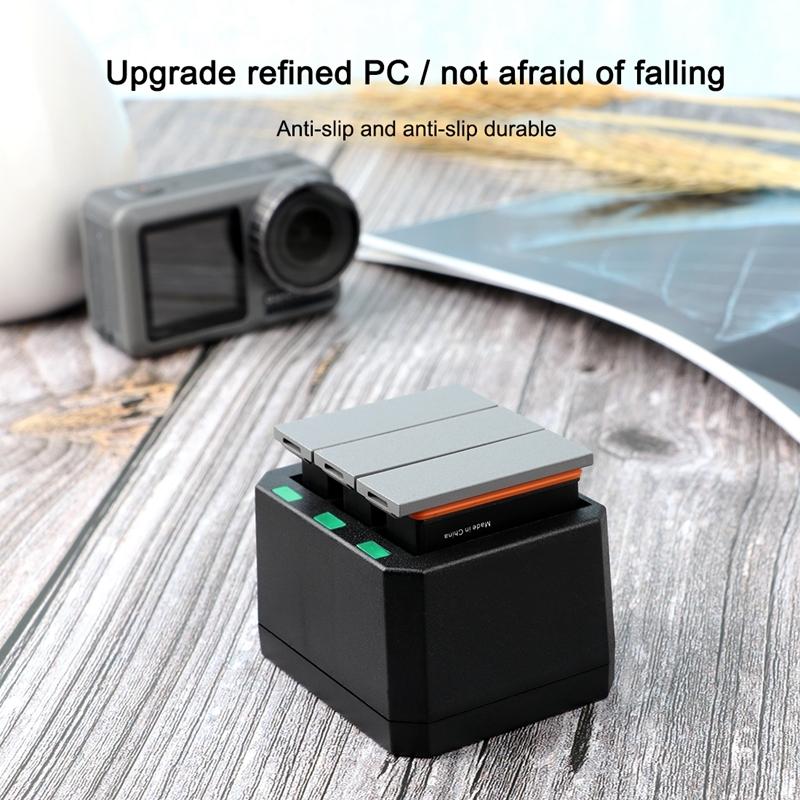 Led Indicator Usb Triple Batteries for Dji Action - Compact