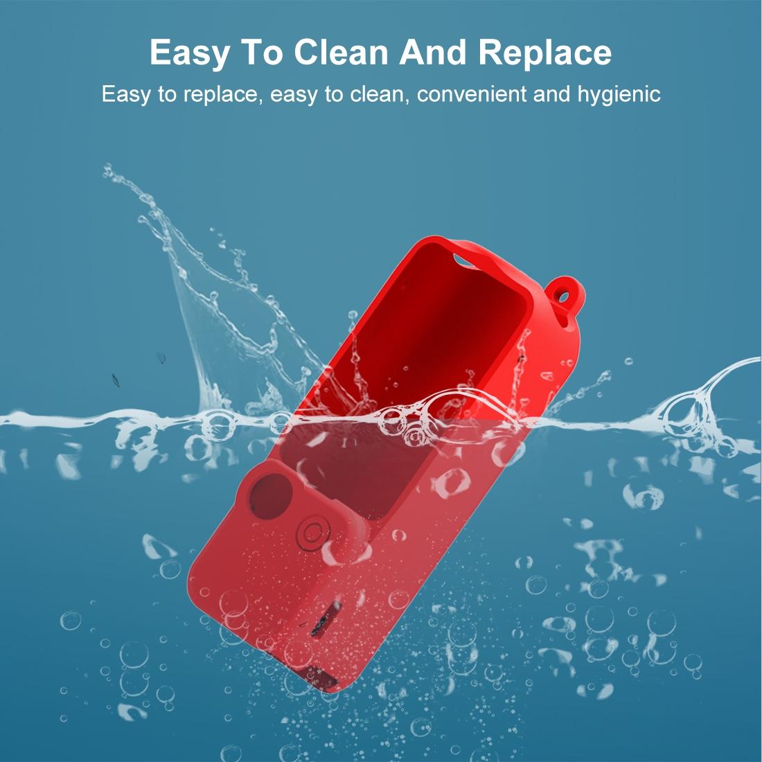 3 in 1 Silicone Case Set for Dji Pocket 3 - Black