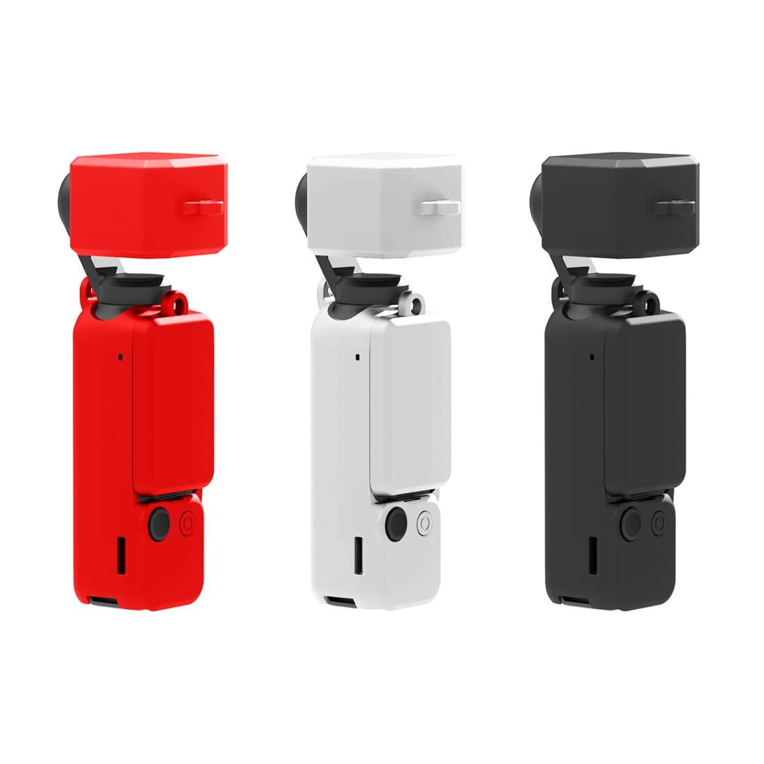 3 in 1 Silicone Case Set for Dji Pocket 3 - Black