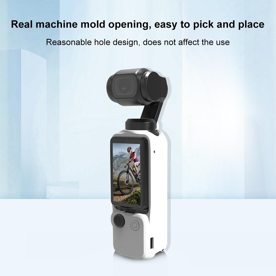 3 in 1 Silicone Case Set for Dji Pocket 3 - Black