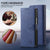 For Samsung Galaxy Z Fold4 5G Leather Texture Phone Case - Pu Tpu - Dark Blue