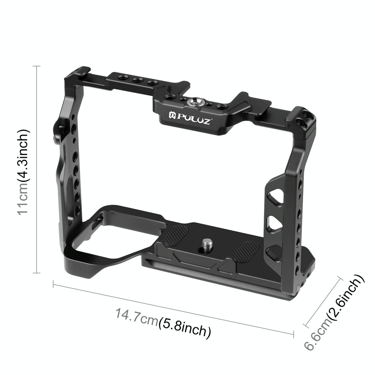 Camera Cage Stabilizer Rig - Metal Black for Sony A7