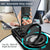 For Samsung Galaxy Z Fold4 5G Shockproof 360 Degree Rotating Case - Green