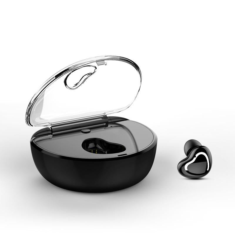 Mini Wireless Bluetooth Earphones with Charging Box - X7 4.1 - Black
