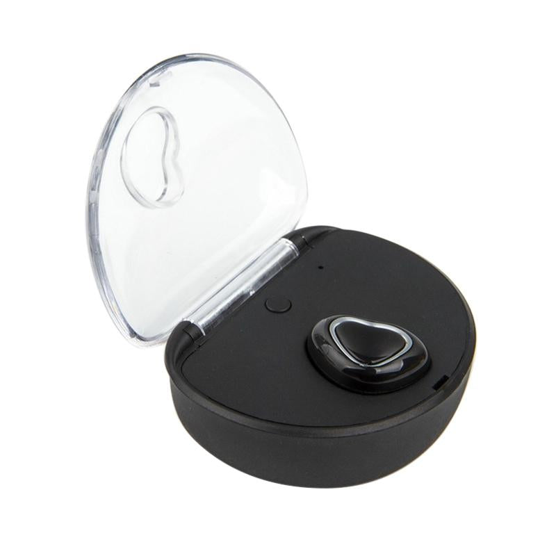 Mini Wireless Bluetooth Earphones with Charging Box - X7 4.1 - Black