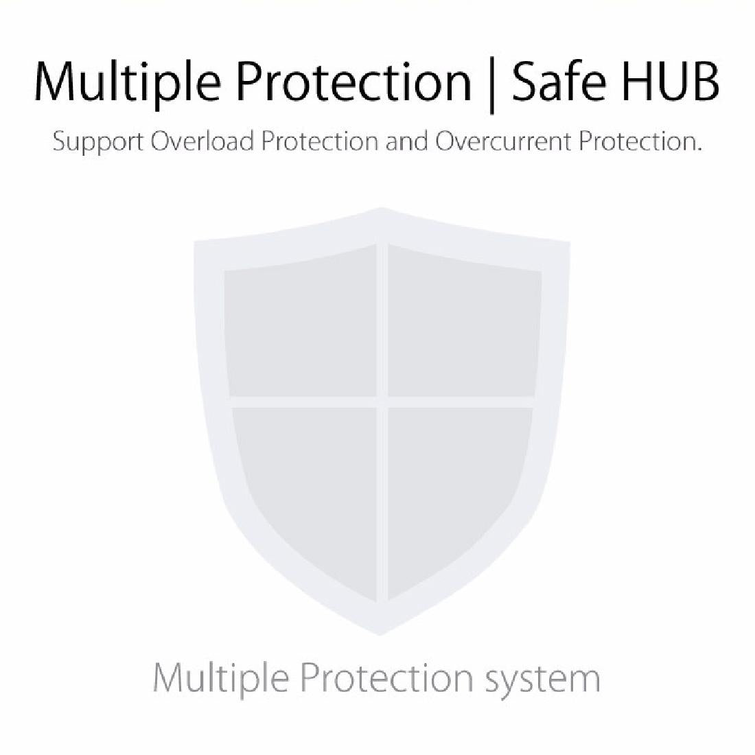 High Speed 7-Port Usb 3.0 Hub With Power Adapter