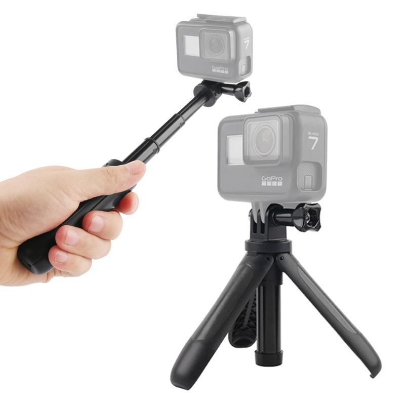 Mini Tripod for Gopro Insta360 Dji Action Cameras - Black