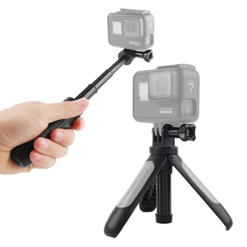 Mini Tripod for Gopro Insta360 Dji Action Cameras - Black