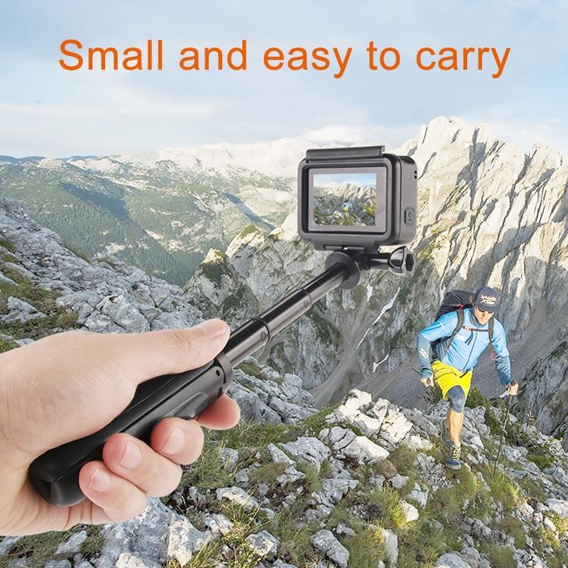 Mini Tripod for Gopro Insta360 Dji Action Cameras - Black