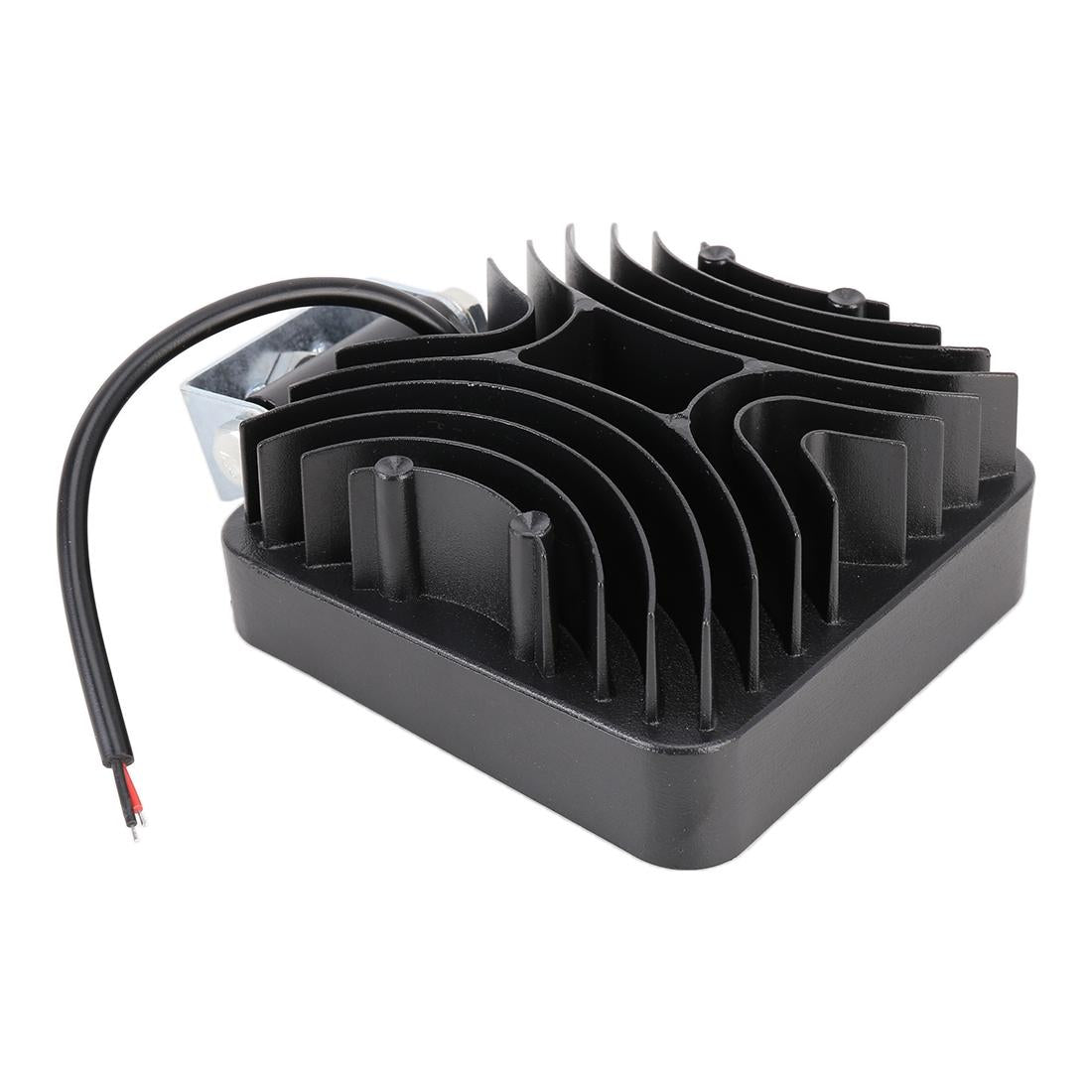 48W 4000Lm 16 Led White Light Condenser Engineering Lamp / Waterproof Ip67 Suvs Light Dc 10 - 30V Black