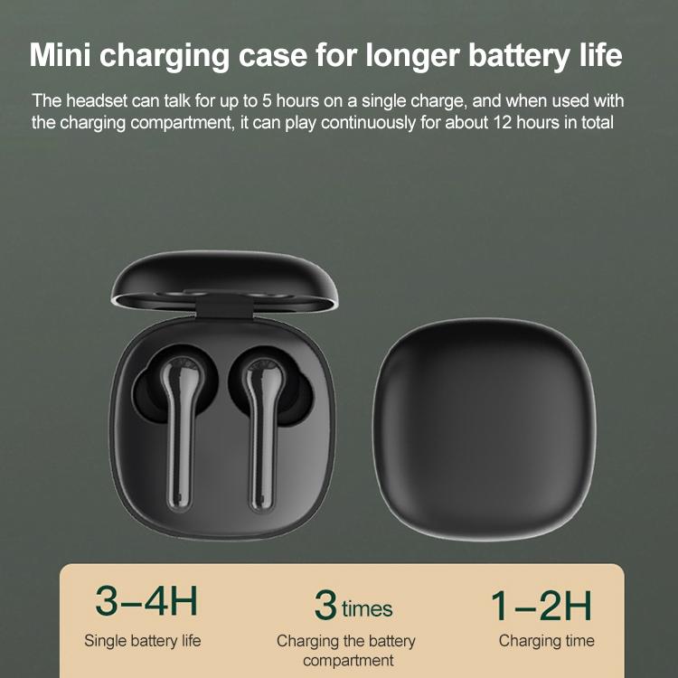 Wireless Touch Control Bluetooth 5.0 Sports Earphones - Ete-51 Tws - Black