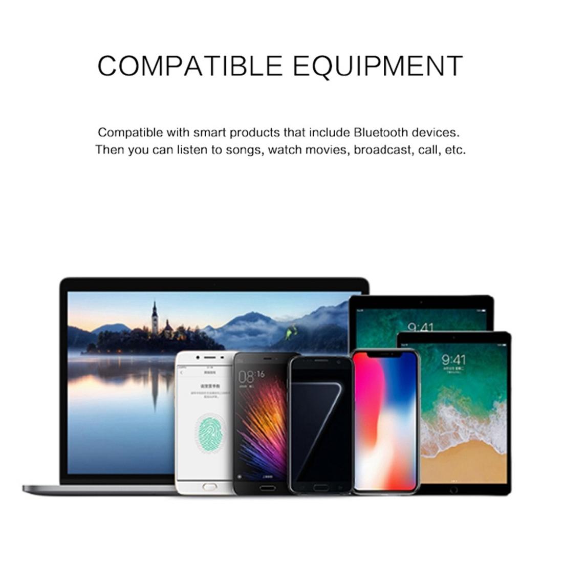 Portable Bluetooth V5.0 Earphones with Charging Box - X8 Tws for Outdoor Sports Black