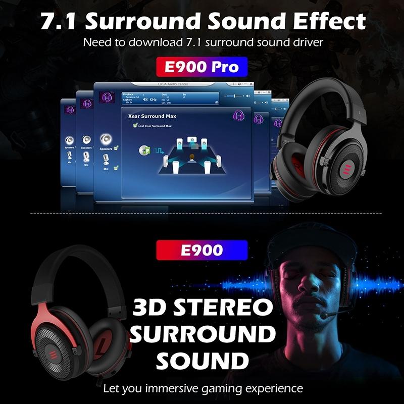 Usb Gaming Headset With 7.1 Surround Sound & Mic