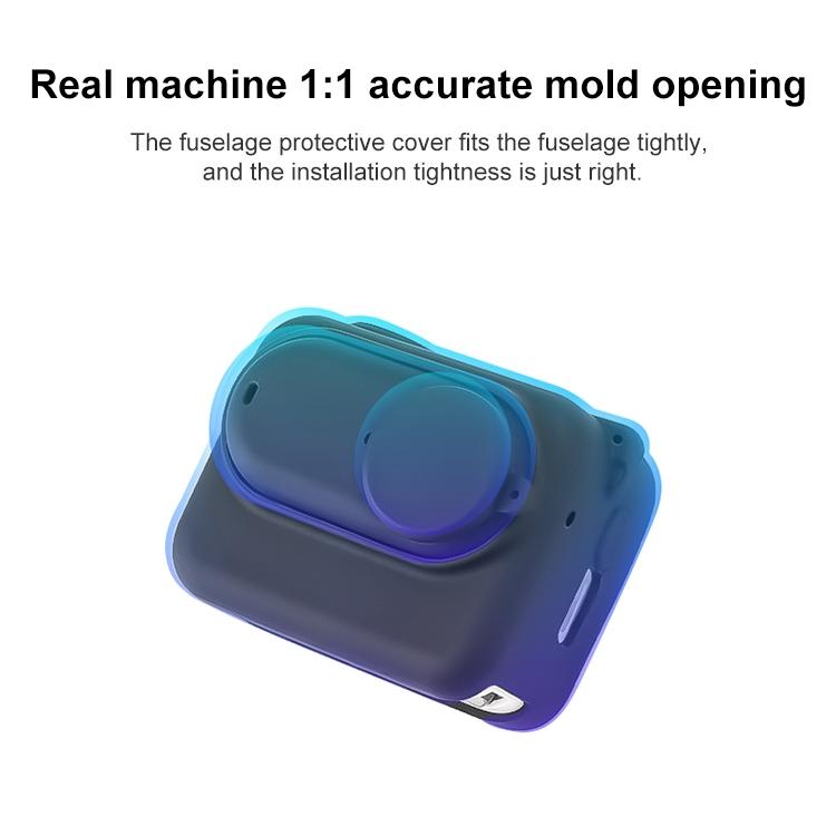 Insta360 Go 3 Silicone Case with Lens Cap and Strap - Black