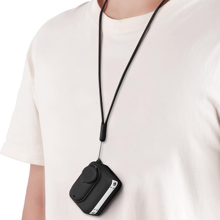 Insta360 Go 3 Silicone Case with Lens Cap and Strap - Black