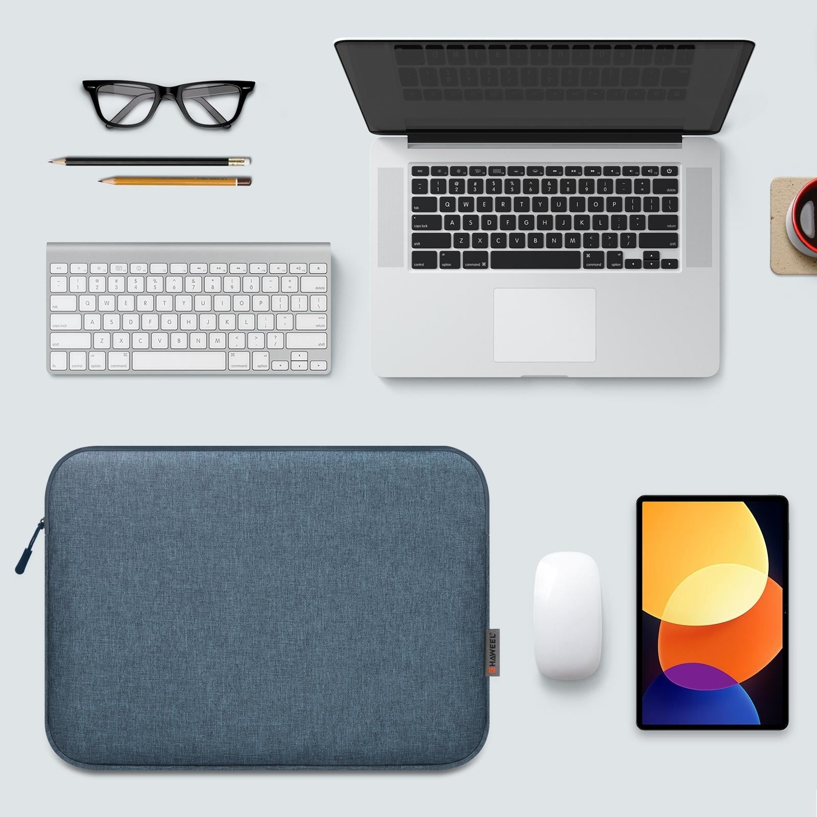 15-16.7 Inch Laptop Briefcase Bag with Zipper for 16 Inch Sleeve - Black