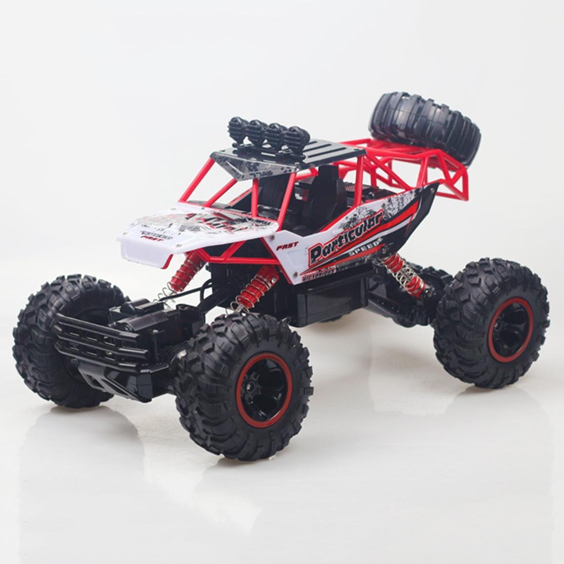 37cm Remote Control Bigfoot Climbing Car - 1 12 Alloy 4wd Cross-country Toy - Black