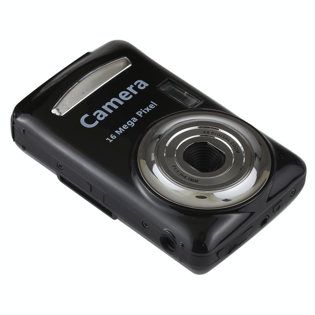 16Mp 4X Zoom Hd Digital Video Camera With 2.4 Tft Screen - Black