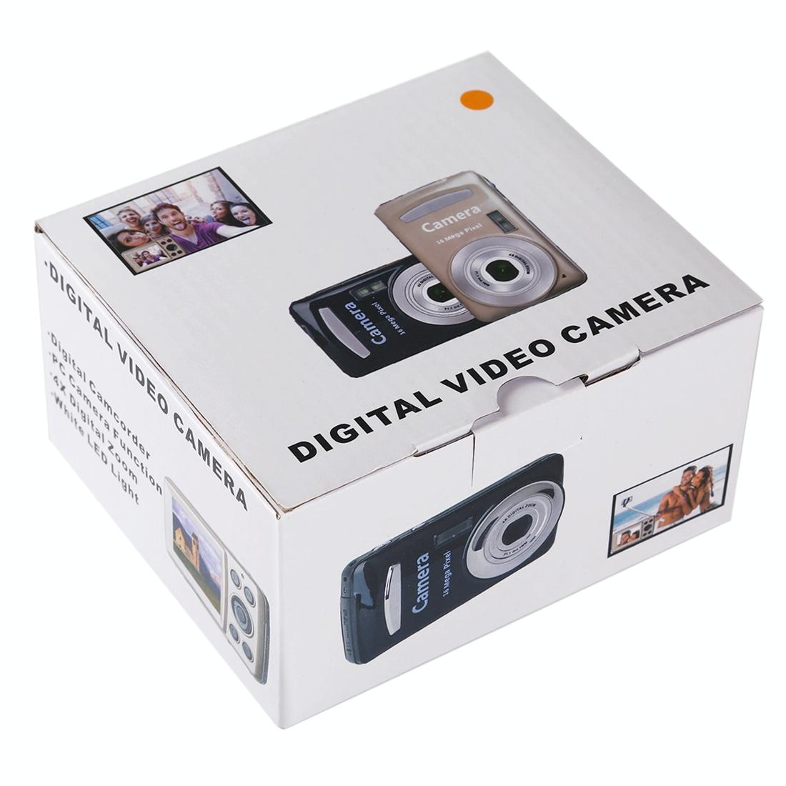 16Mp 4X Zoom Hd Digital Video Camera With 2.4 Tft Screen - Black