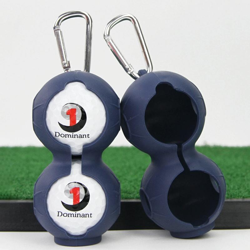 2-pack Golf Silicone Double-ball Protection Sleeves - Black