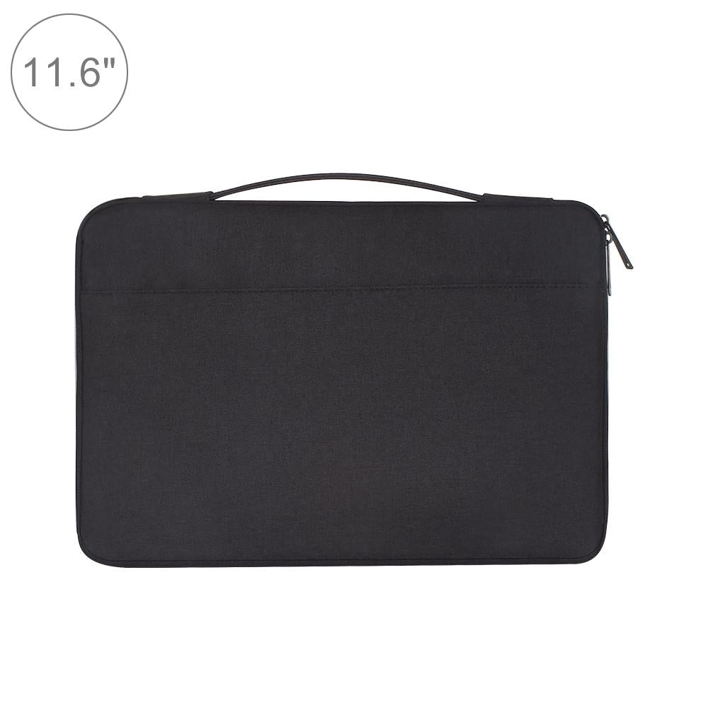 Stylish Laptop Handbag for Macbook &amp; More - Polyester &amp; Nylon - Black