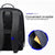 Business Waterproof Anti-Theft Double Shoulder Bag With Usb Port - 27X16.5X40Cm Black