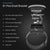 Bluetooth Fitness Tracker With Heart Rate & Sleep Monitor - Waterproof - Black