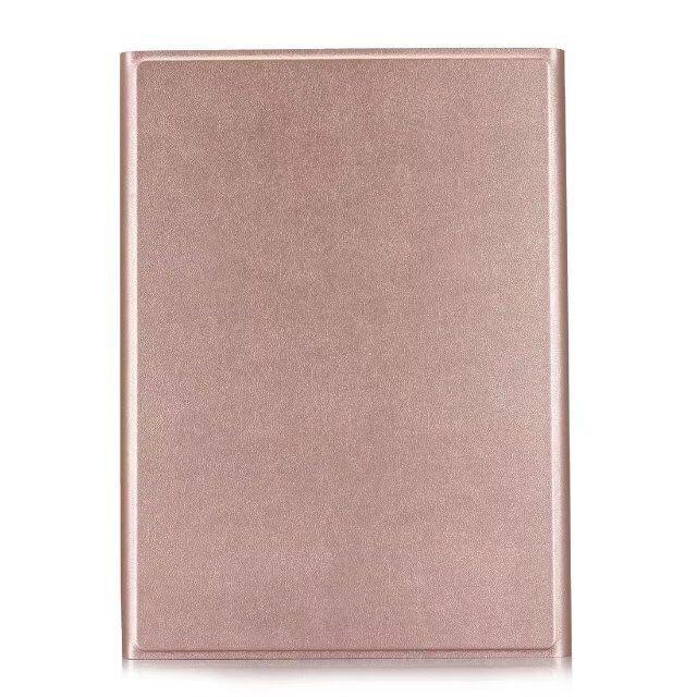 Bluetooth Keyboard & Leather Tablet Case For Ipad Pro / Air 9.7 2017 / 2018 - Detachable & Horizontal Flip With Holder - Black