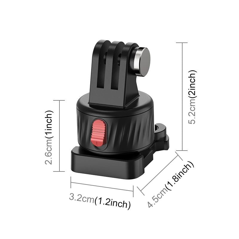 Universal Action Camera Mount Adapter - Compact and Versatile