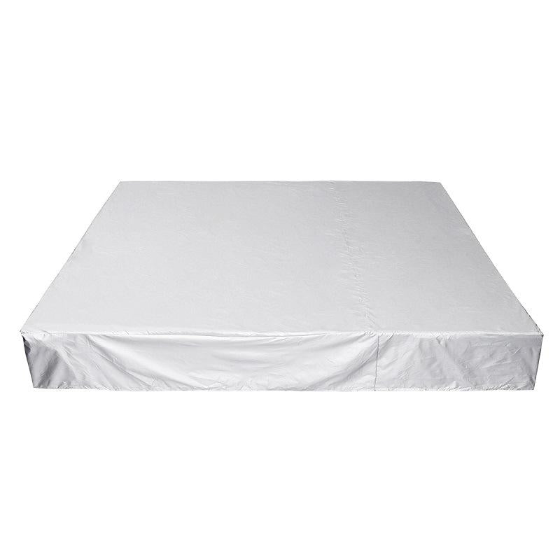 240x240x25cm Waterproof Dustproof Cover for Bathtub Pool Table &amp; Chair - Protects from Falling Leaves - Silver