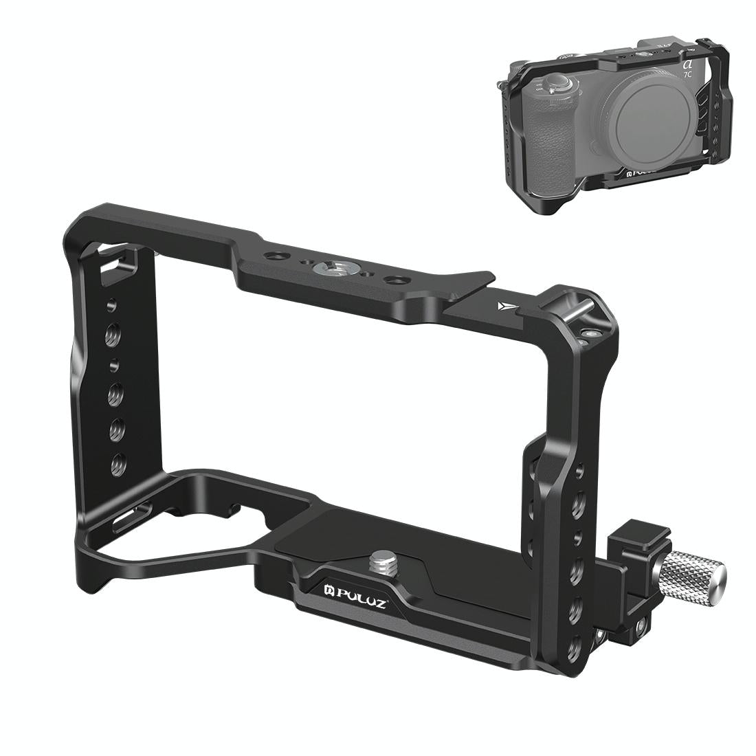 Metal Camera Cage Stabilizer - Black for Sony A7Cm2 / 7C Ii / 7Cr