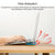 Adjustable Notebook Stand for Improved Cooling and Comfort - Black
