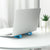 Adjustable Notebook Stand for Improved Cooling and Comfort - Black
