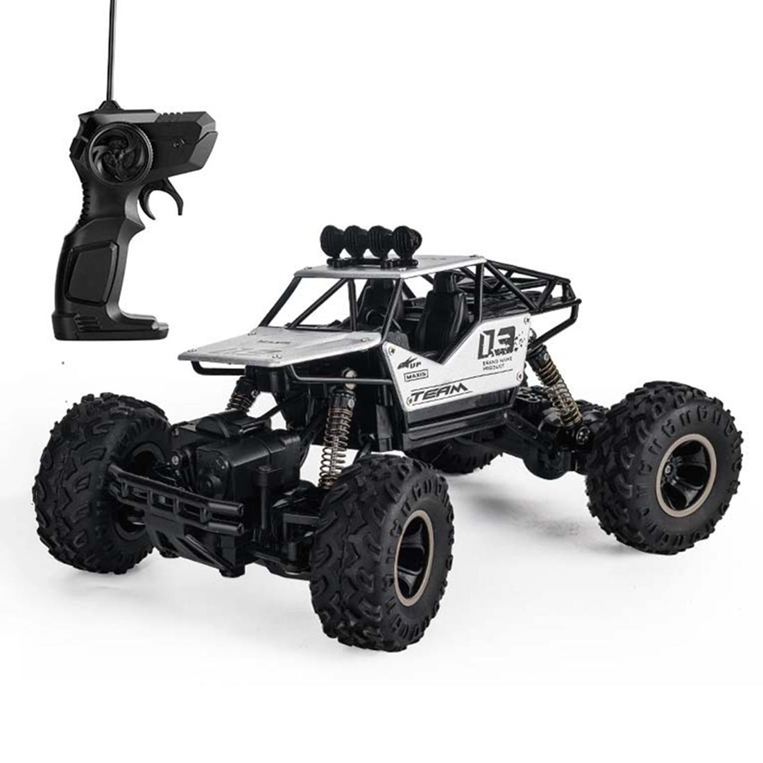 Large 1 16 Alloy Climbing Car - 28cm Remote Control Toy for Cross-country Adventures - Black