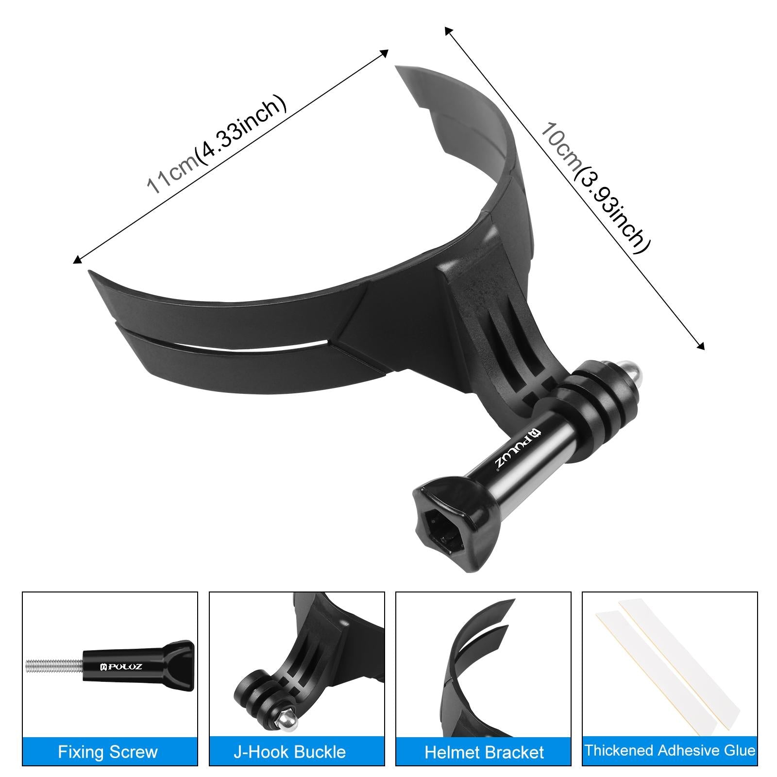 Motorcycle Helmet Chin Mount for Bending Action Camera