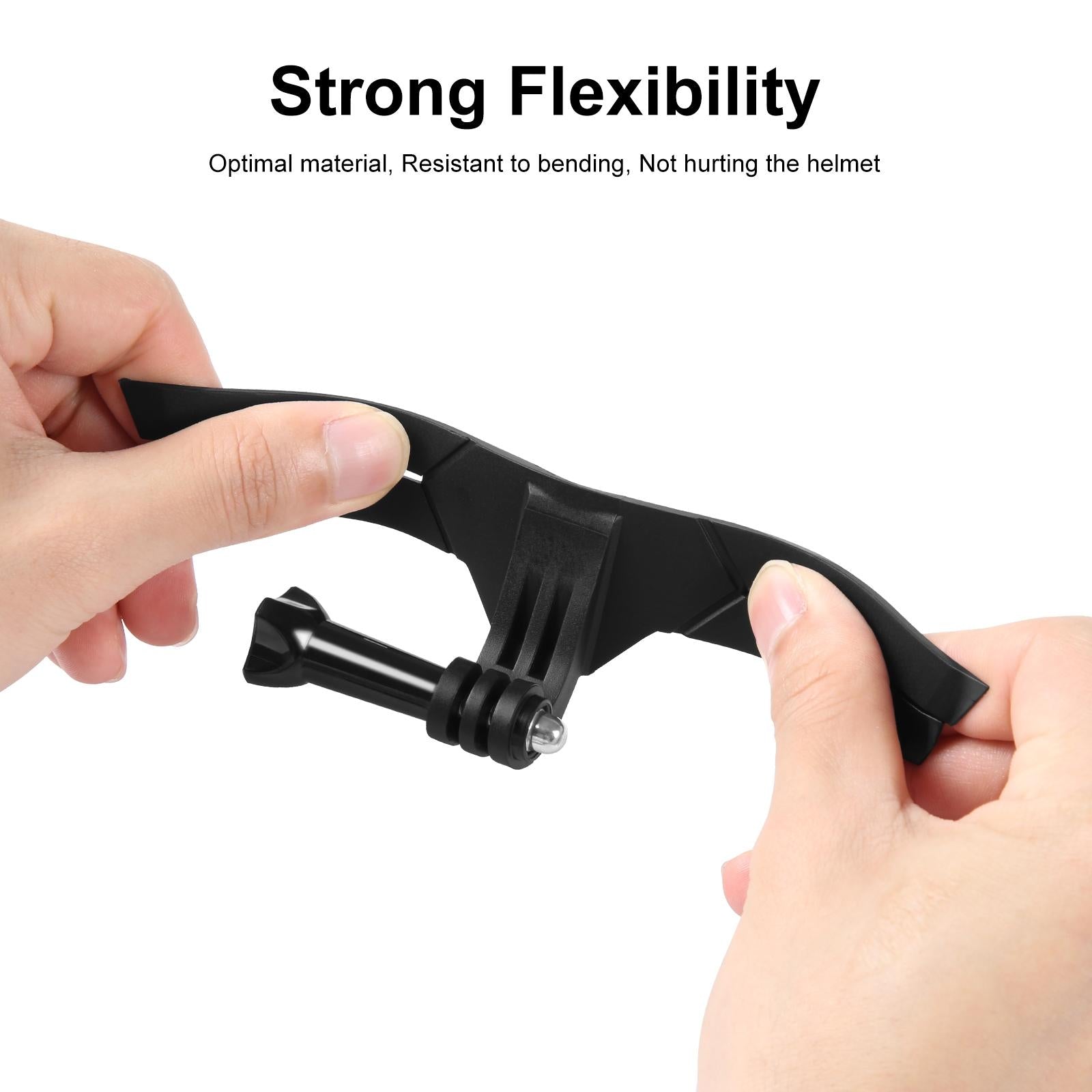 Motorcycle Helmet Chin Mount for Bending Action Camera