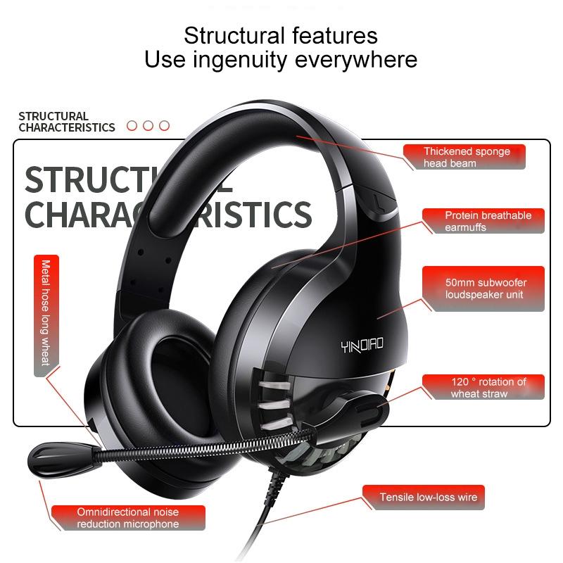 Q2 Wired Gaming Headset With Mic Single 3.5Mm