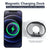 Foldable Dual Wireless Charger For Phones Iwatch Airpods - Black