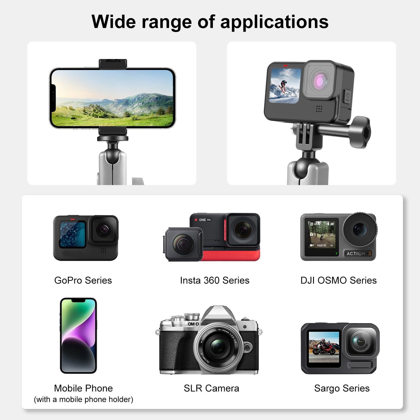 Motorcycle Pliers Mount with Adapter and Screw