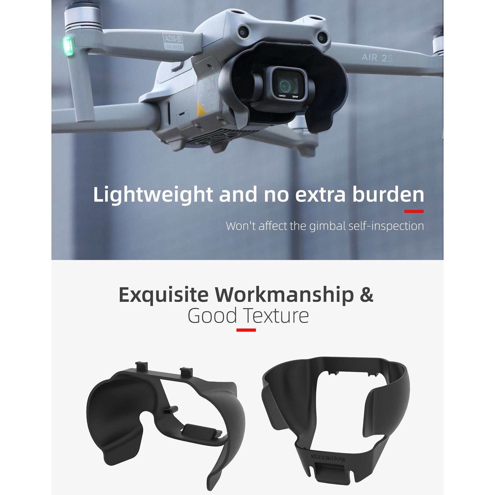 Anti-glare Camera Lens Hood for Dji Air 2s / Mavic Air 2