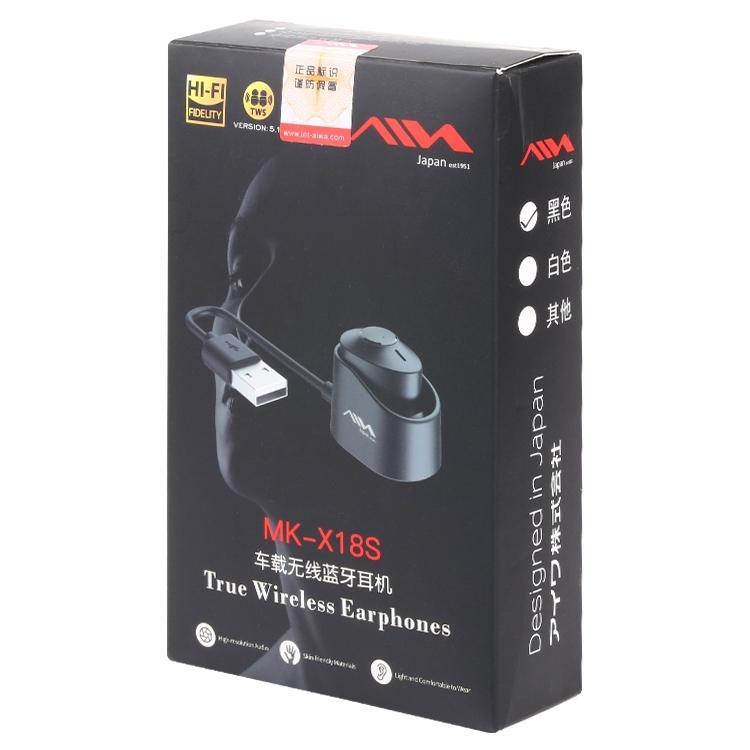 Wireless Bluetooth Earphone With Charging Box - Single - Black