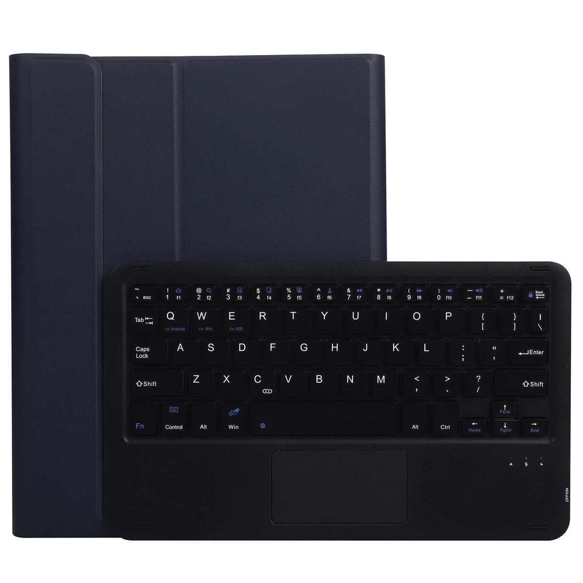 2-In-1 Bluetooth Keyboard & Leather Tablet Case For Ipad Pro 11 / Ipad Air 2020 - Black